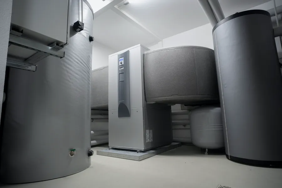 Heat pump and hot water cylinders
